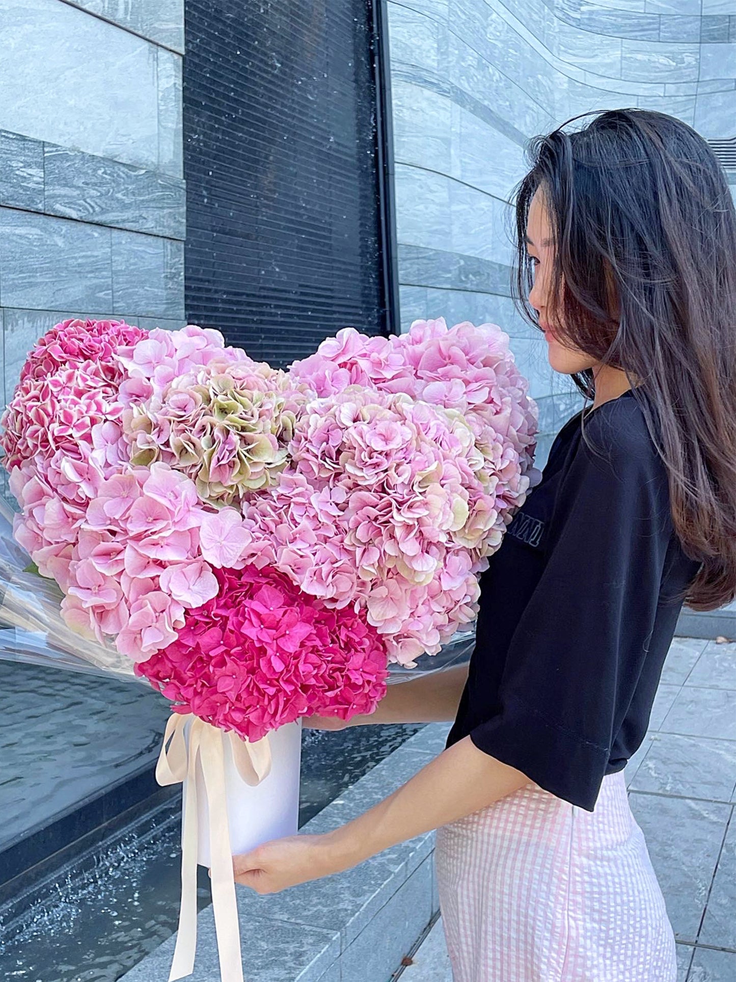 Heart Hydrangea Bouquet