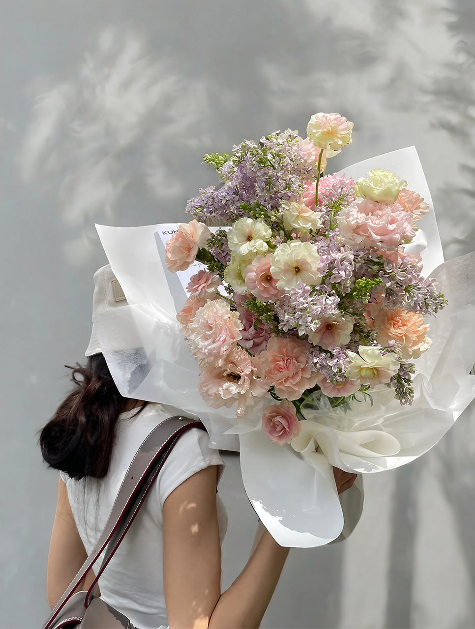 Hong Kong Flower Shop Pastel Flowers Lilac