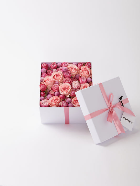 Pink Flower Box