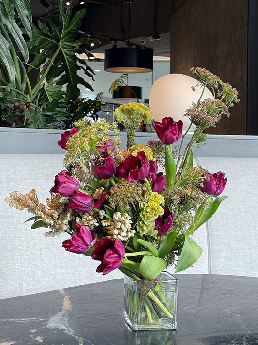 Tulip Vase Arrangement